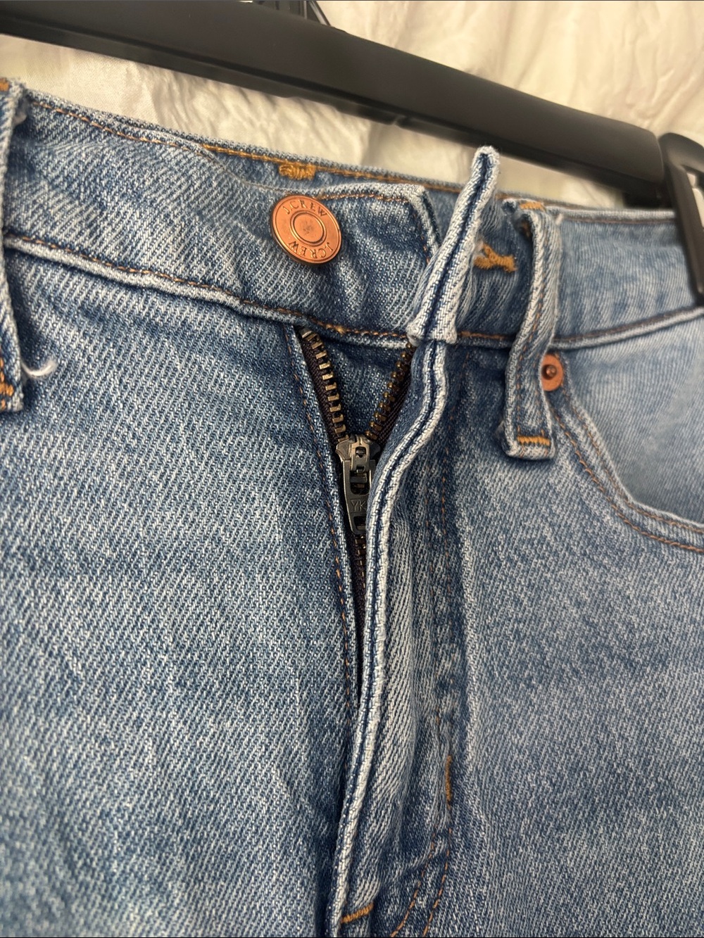 J. Crew Light Blue Wide-Leg Jeans - Picture 2 of 8